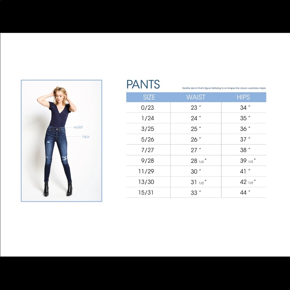BRAND NEW kancan high rise distressed skinny jean - Picture 14 of 16